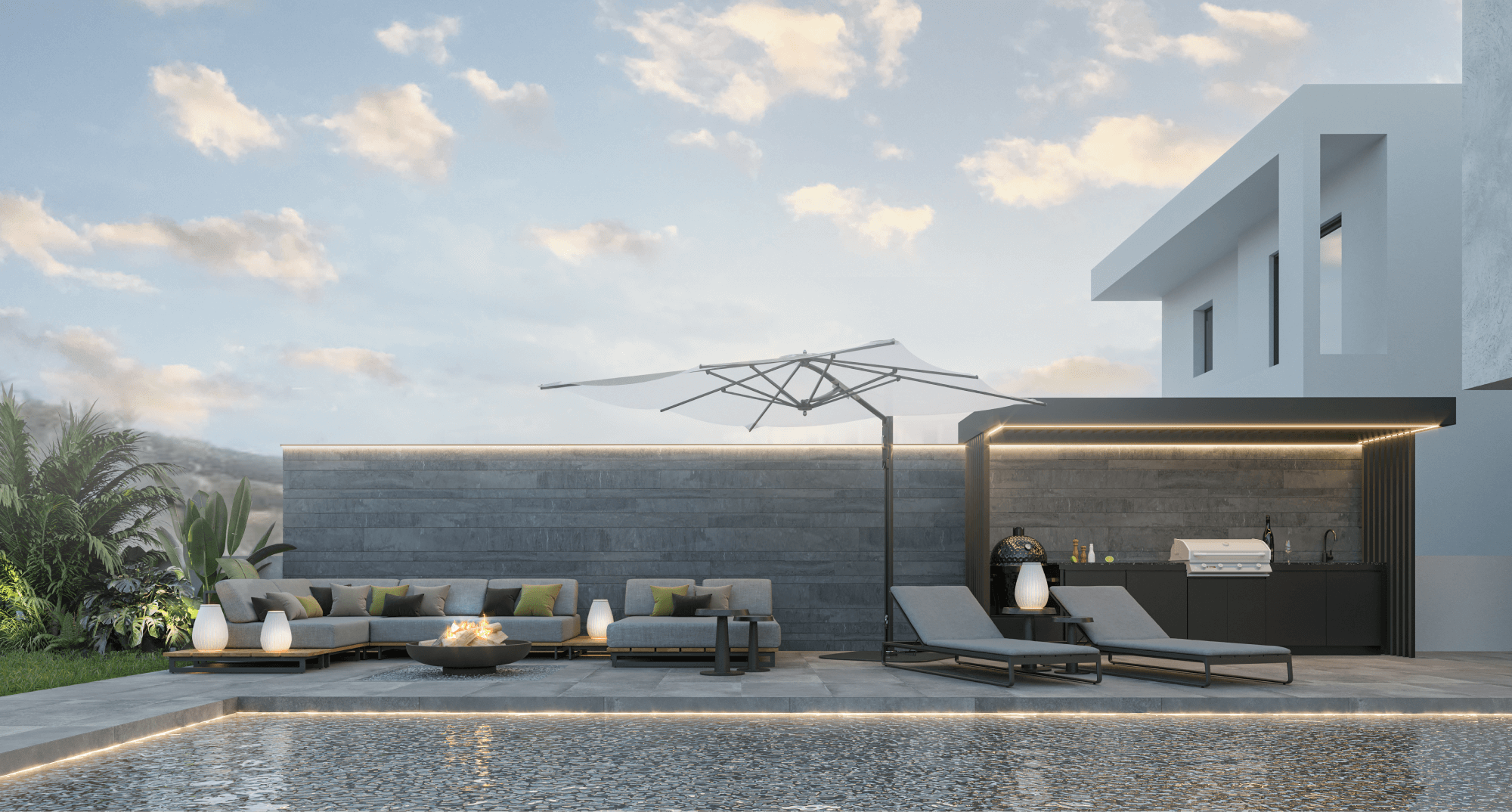 Вилла Modena — кухня и столовая