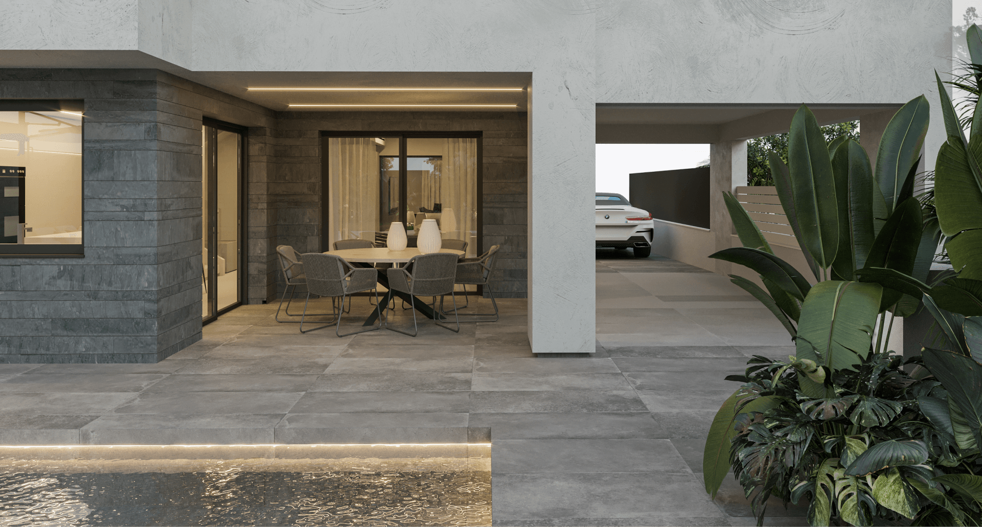 Вилла Modena — спальня с видом