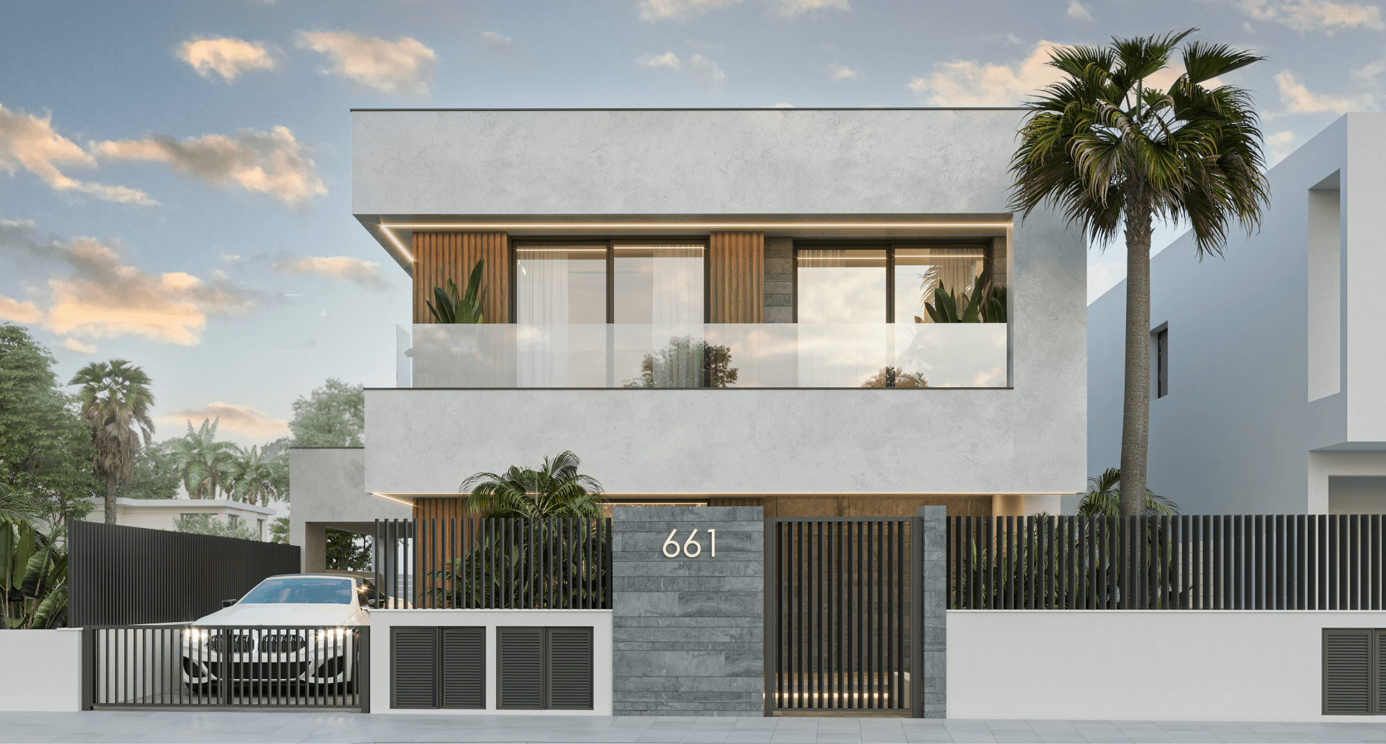 Вилла Modena — архитектура минимализм