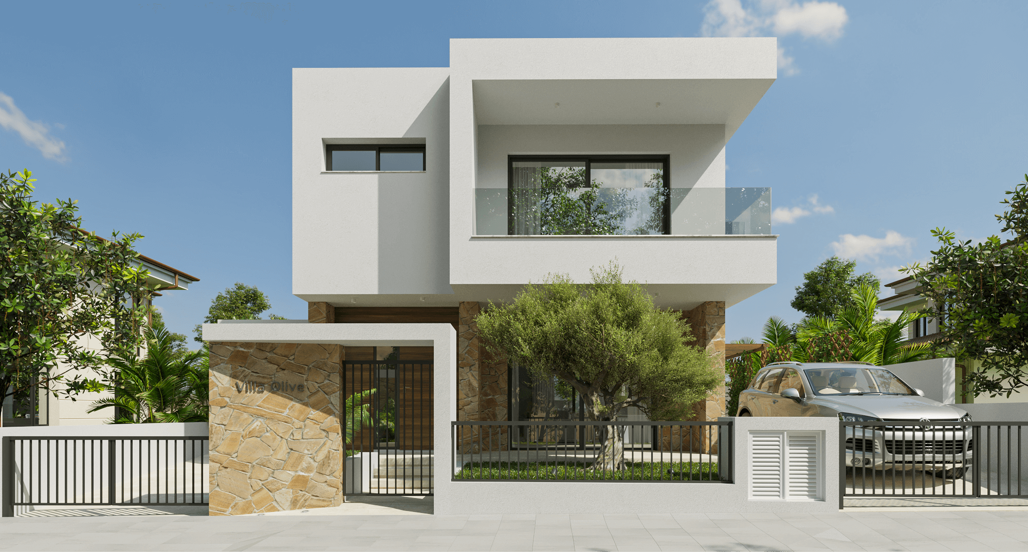 Вилла Olive — бассейн и терраса